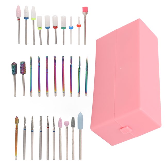 Contenedor expositor de puntas de uñas mini cubierta a prueba de polvo juego de soporte para puntas de uñas para profesionales para salón de belleza ANGGREK Otros