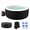 71"L x 71"W x 25"H Round Hot Tub, variant on Inflatable Hot Tub 75"L x 47"W x 25"H, 2 Person Large Oval Outdoor Spa Blow Up Hottubs with 100 Bubble Jets, Blow Up Air Hot Tub with Heater Pump and Side Table, Insulated Cover, 2 Filter Cartridges
