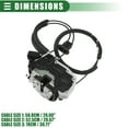 thumbnail image 4 of Power Door Lock Motor Front Right Sliding Door Latch Assembly for Nissan Murano 2009-2014 937255, 4 of 6