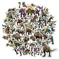 thumbnail image 4 of 35pcs Realistic Dinosaur Stickers Kids Stickers Graffiti Decals for Phone Laptop Suitcase, 4 of 9