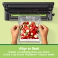 thumbnail image 5 of FoodSaver Quart Vacuum Seal Bags, 19 Count Pre-Cut BPA-Free Freezer Bags, Align to Seal & Tear to Open for Food Storage, Sous Vide, and Meal Prep, 5 of 9