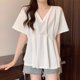 thumbnail image 5 of mfyjkho Tops Casuales Para Mujer, Camiseta De Mujer Suelta Y Versátil Tops Y Blusas Para Mujer L, 5 of 5