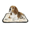 thumbnail image 2 of PKQWTM Damask floral Royal Gold leaf Pet Dog Cat Bed Pee Pads Mat Cushion Potty Dogsblankets Crate Bed Kennel 20x24 inch, 2 of 3