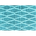 thumbnail image 1 of Ahgly Company Indoor Rectangle Trellis Light Blue Modern Area Rugs, 2' x 3', 1 of 4