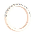 thumbnail image 2 of 1/2 Carat Round Diamond Wedding Band Ring in 14K Rose Gold (Ring Size 10.5) (I1-I2 Clarity), 2 of 5