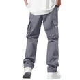 thumbnail image 6 of Hinvhai Hiking Pants Men Lightweight Quick-Dry - Water Resistant Stretch Travel Cargo Pants with Muti Pockets for Outdoor Fishing Dark Gray, 6 of 9