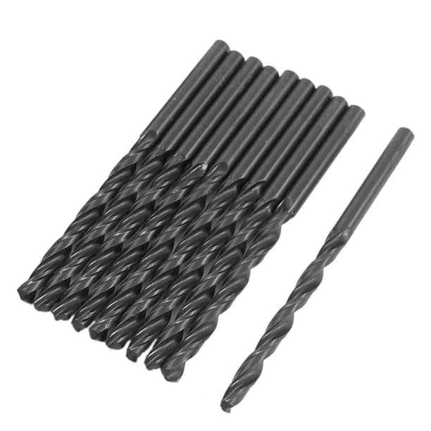 a13011200ux0078 10Pcs Taladro eléctrico HSS 4 mm de diámetro Punta de vástago recto Fresadora helicoidal