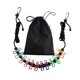 thumbnail image 1 of Tendedero portátil retráctil para viajar, tendedero con 12 pinzas para tender la ropa en interiores, accesorios para acampar al aire libre, 1 of 8