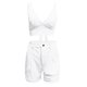 thumbnail image 5 of Traje de cintura de color sólido de verano para mujer Traje de dos piezas casual de moda Wmkox8yi bvn743, 5 of 7