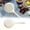 White, variant on Skimmer Slotted Spoon, 6.69 inch Silicone Strainer Skimmer Ladle Spoon Spider for Cooking and Frying, Pasta Strainer Spoon Frying Kitchen Cooking Colander (1PC,White)