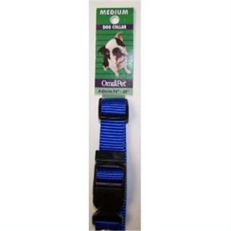 UPC: 0024764102848 | Omni Pet 445-10284 Omni Pet No.102QKN RD .75 in Adjustable Nylon Collar 14-20 in Red