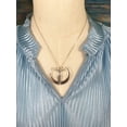 thumbnail image 6 of Jewelry Trends Sterling Silver Large Moon Goddess Pendant on 18 Inch Box Chain Necklace, 6 of 9