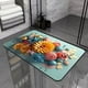 thumbnail image 1 of Flower Diatom Mud Floor Mat Bathroom Water Absorption And Slip Foot Mat Carpet Drying Bathroom Mat Indoor Mat, 1 of 3