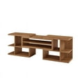 thumbnail image 2 of MOROCCO Adjustable Wood TV Stand - English Oak, 2 of 6