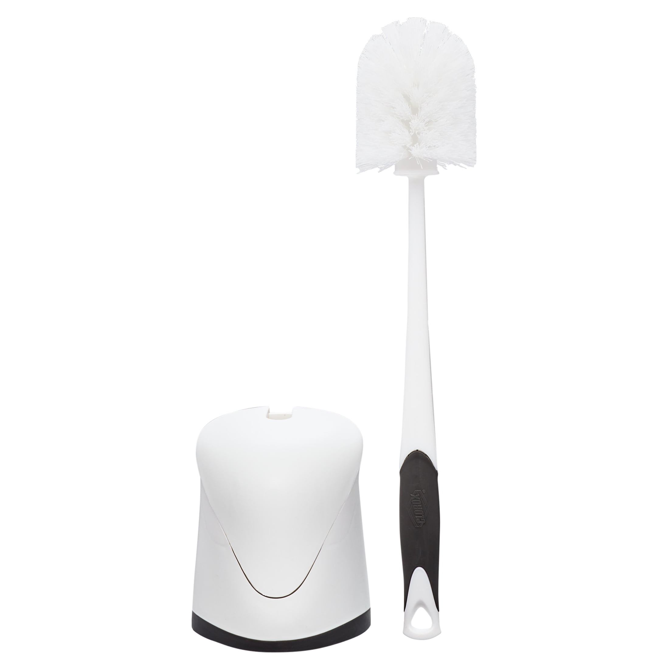 Clorox Hideaway Bowl Brush & Holder, Brush with Base