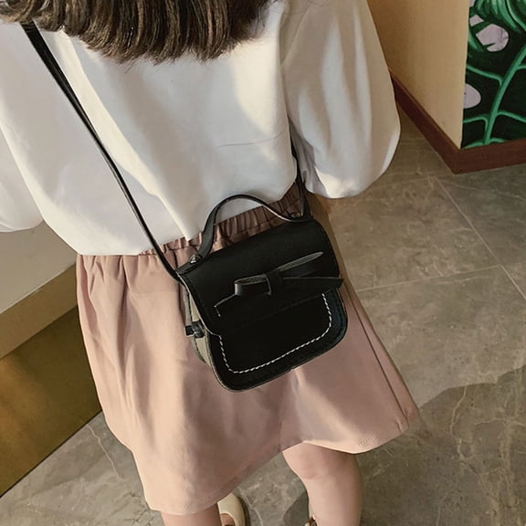 Mini Purse Fresh Colors Cute Bow Messenger Bag for Women Crossbody Shoulder Handbag Coin Purse Small Fashion Wallet for Travel Shopping Daily