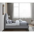 thumbnail image 5 of Meridian Furniture Milo Grey Fabric Full Bed, 5 of 8
