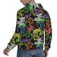 thumbnail image 6 of Rateoe Game Joysticks Pattern Mens Hoodie, Pullover Hooded Sweatshirt, Kangaroo Pocket Hoodie Ideal for Daily Wear, Travel and Home-4X-Large, 6 of 7