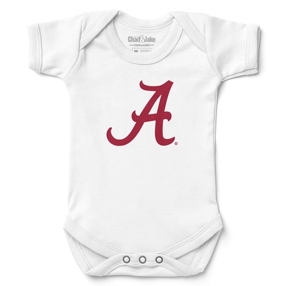 Newborn & Infant Chad & Jake White Alabama Crimson Tide Bodysuit
