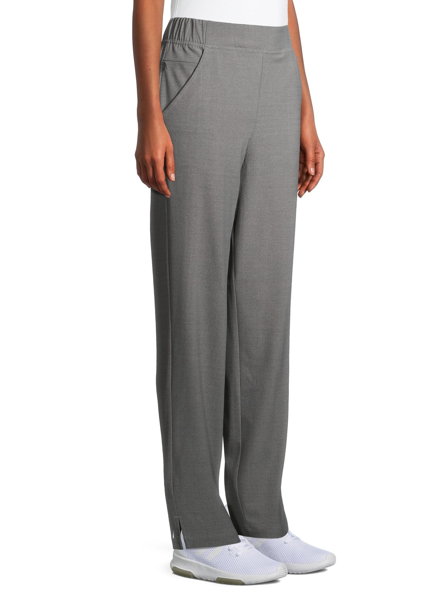 ClimateRight by Cuddl Duds Modern Fit Straight-Leg Flat Front Scrub Pant (Women's and Women's Plus), 1 Count, 1 Pack