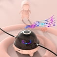 thumbnail image 4 of Máquina de saltar la cuerda con Bluetooth, música, LED, automática, inteligente, eléctrica, para interior y exterior, color rosa, 4 of 5