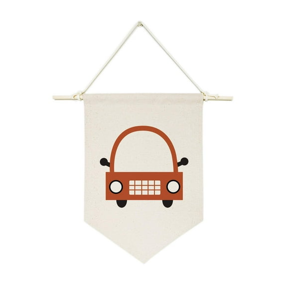 Vintage Car Hanging Wall Banner
