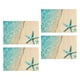 thumbnail image 3 of 4x manteles individuales para mesa, manteles individuales de playa, antideslizantes, fáciles de limpiar, tapetes de comedor modernos para cocina, C, 3 of 8