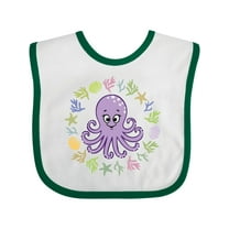 Inktastic Octopus Cute Girls Girls Baby Bib