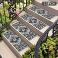 thumbnail image 7 of KOYPTL Stair Treads Non Slip for Wooden Steps 15PCS Carpet Stair Treads Non Slip Stair Carpet for Indoor Runner and Pets Soft Edging Staircase Protectors Reusable Washable 8"x30" Gray, 7 of 7