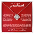 thumbnail image 2 of Gift For Soulmate, If I Could Give You One Thing in Life, Love Knot Pendant Necklace, 2 of 10