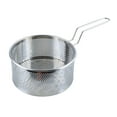 thumbnail image 2 of Frying Basket French Deep Fryer Kitchen Fried Food Basket Round Wire Strainer with Handle Frying Cooking Oil Strainer Colander Small, 2 of 8