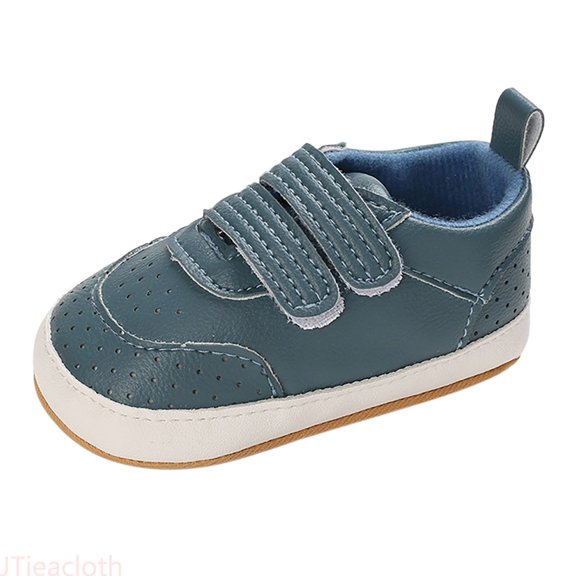JTieacloth Spring And Summer Children Baby Toddler Shoes Boys And Girls Casual Shoes Flat Bottom Light Breathable Comfortable Solid Color Hook Loop Walking Running Sneakers,Sizes 4 Toddler