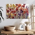 thumbnail image 3 of Elephant Stock Variety Of Flowers I Wall Art - Horizontal Canvas Wall Art - Living Room Wall Decor - Floral And Botanical Canvas - Red And Purple Decor By Tim O'toole - 24" x 16", 3 of 8