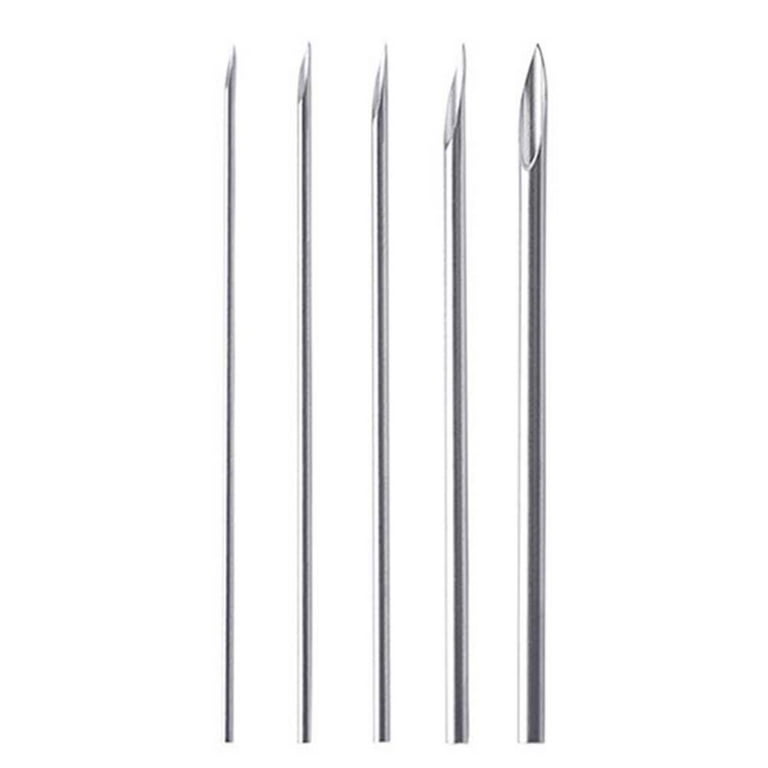 100 Pcs Ear Nose Piercing Needles Body Piercing Needles Including Sizes 12G  14G 16G 18G 20G for Piercing Supplies Piercing Kit Body Piercing Tool 