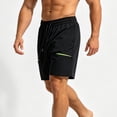 thumbnail image 4 of Aimik Mens Athletic Shorts Elastic Waist Mens Sport Shorts Summer Quick Dry Active Shorts for Running or Workout, 4 of 5