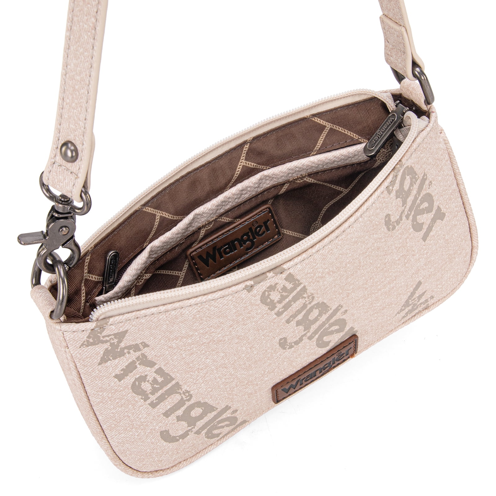 Wrangler Shoulder Bag for Women 90s Retro Top-Handle Hobo Handbag