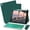 Dark Green, variant on 7-Color Backlit Keyboard Case + Mouse for iPad 7th/8th/9th Gen 10.2", Air 3, Pro 10.5"