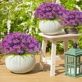 thumbnail image 3 of ZZ 36pcs Faux Plants Outdoor, Uv Resistant Artificial Plants Outdoor Fake Flowers Plants Plastic Greenery Shrubs, 3 of 7