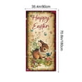 thumbnail image 3 of EWASWON Easter Door Banner 35x71 Inch - Colorful Reusable Polyester Door Hanger & Wall Decor for Easter Party, Spring Front Door Decoration, 3 of 6
