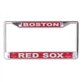 thumbnail image 1 of Boston Red Sox Laser Chrome License Plate Frame, 1 of 1