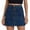 BU2, variant on MIXUE Skirts For Women Summer Denim Solid Color Elastic High Waist Button Pockets Mini Skirt Outwear,Blue,S