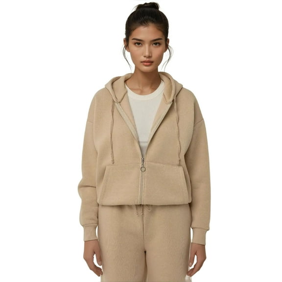 Zip Front Oversized Hoodie
