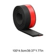 thumbnail image 3 of DefiDgd Under Door Draft Stopper Roll,Self-Adhesive Flexible Rubber Door Sweep,Weather Stripping Gap Filler for Air Blocking Bedroom Home Door Bottom Indoor Decor(Black), 3 of 6