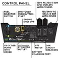 thumbnail image 5 of Westinghouse 9500 Peak Watt Home Backup Dual Fuel Portable Generator, Transfer Switch Ready, Gas/Propane, 5 of 13