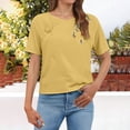 thumbnail image 2 of Womens Embroidered Top，Cute Spring Tops For Women Linen Blouses For Women Lightweight Linen Blouses For Women Flowy Tops For Women Peasant Blouse Boho Peasant Gauze Blouses, 2 of 9