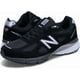thumbnail image 3 of [U990BL4] New Balance Men's 990 Made In USA 2023 Black Silver Sneakers *NEW*, 3 of 5