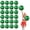 Black+Silver+Green, variant on 26 Pcs Cheerleading Pom Poms, Cheerleader Pompoms with Finger Holes,Fit for Team Spirit Sports Dance Cheering