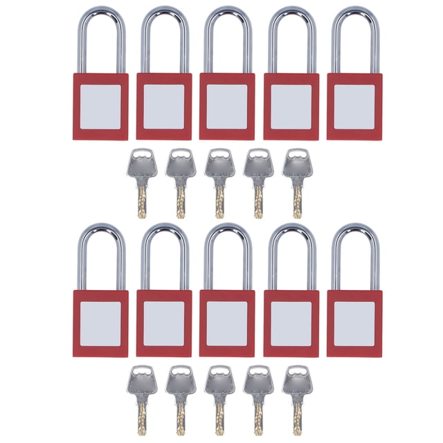 Lockout Cable Lock Chrome Plated Electrical Lockout Padlock Safe Metal Impact Resistant For Industry For Petroleum