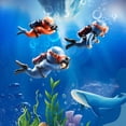 thumbnail image 2 of Air Action Exploring Diver Fish Tank Aquarium Bubble Decor Ornament J5T6, 2 of 5