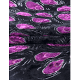thumbnail image 4 of WeHello Women's Purple Peacock Floral Velvet Fringe Kimono, Open Front Beach Cover Up Shawl, 4 of 8